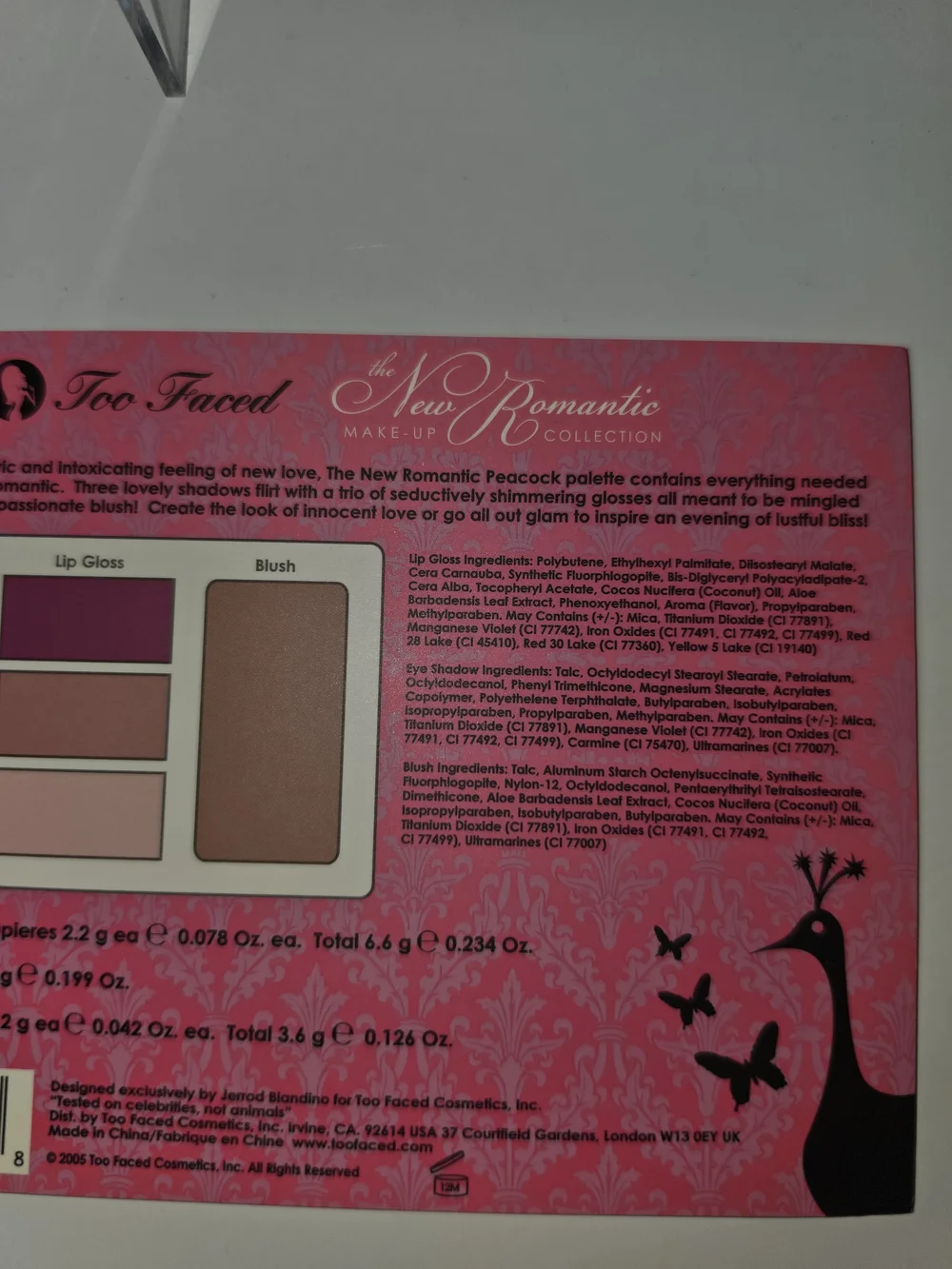 VINTAGE Too Faced 